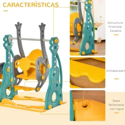 Discount - Tobogán infantil con columpio Toboganes