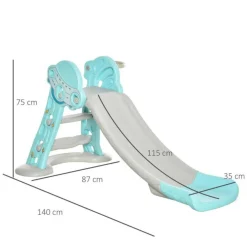 Sale - Tobogán Infantil con Aro Baloncesto Toboganes