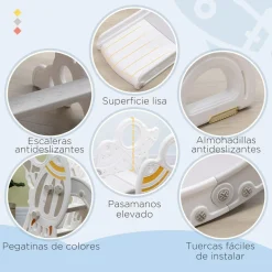 - Tobogán infantil gris Toboganes