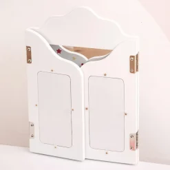 - Tocador de madera con taburete*Homcom Clearance