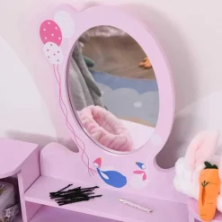 - Tocador Infantil con Taburete y Espejo*Homcom Best