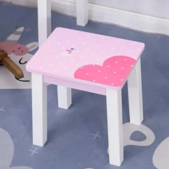 - Tocador Infantil con Taburete y Espejo*Homcom Best