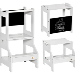 Hot - Torre aprendizaje 2 en 1 madera Gris Estilo De Vida