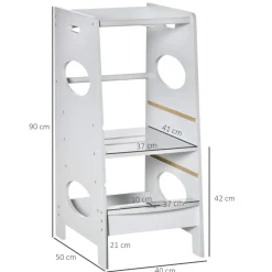 - Torre de aprendizaje madera Gris Estilo De Vida