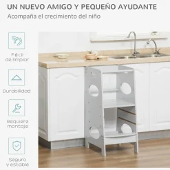 - Torre de aprendizaje madera Gris Estilo De Vida