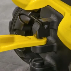 Hot - Tractor a pedales con remolque amarillo Vehículos De Batería O A Pedales