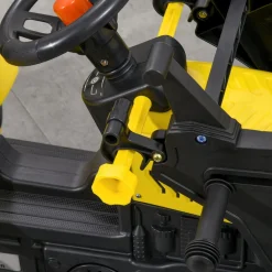 Outlet - Tractor excavadora a pedales amarillo Vehículos De Batería O A Pedales