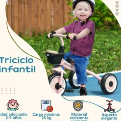 - Triciclo infantil Rosa*Homcom New