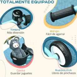 - Triciclo infantil Azul*Homcom Best