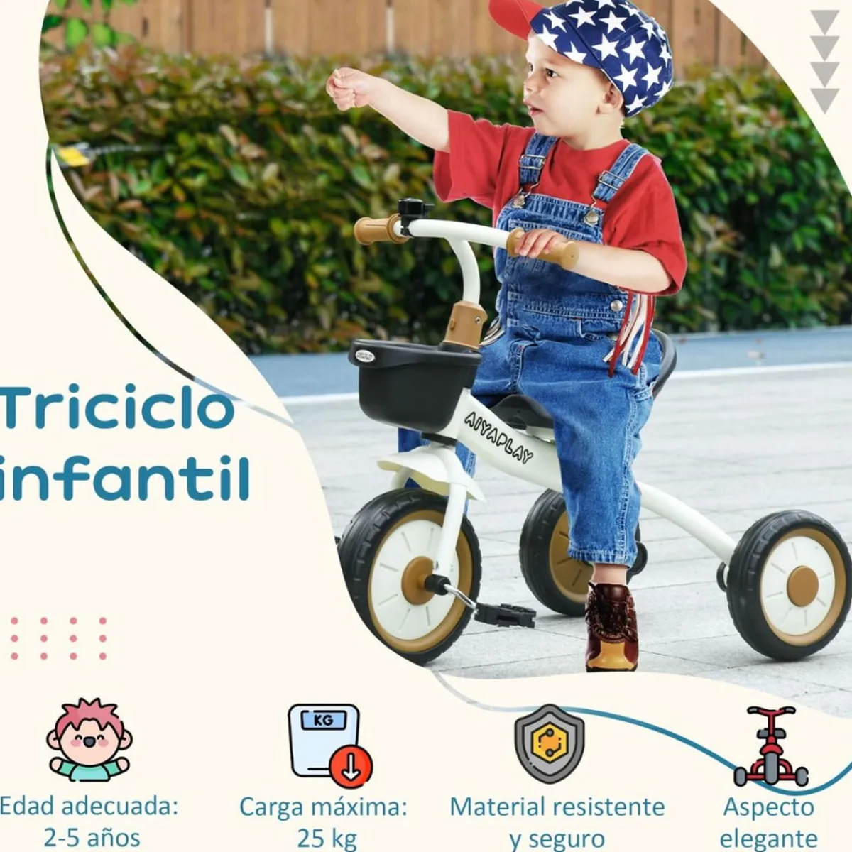 Discount - Triciclo infantil Beige Motos Y Triciclos