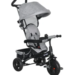 Hot - Triciclo para bebé con capota Gris Motos Y Triciclos
