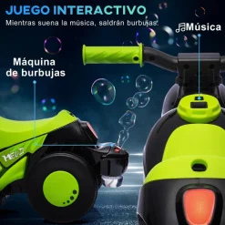 Homcom - Trimoto eléctrica batería 6 V con música y juegos Amarillo*AIYAPLAY Discount
