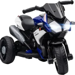 Clearance - Trimoto eléctrica infantil Negro/Azul Vehículos De Batería O A Pedales