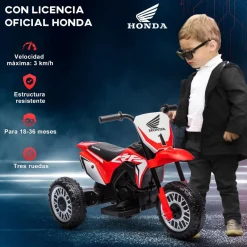 - Trimoto eléctrica infantil Honda*Homcom Clearance