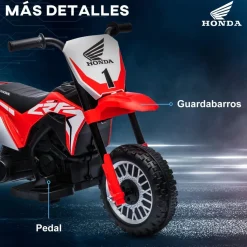 - Trimoto eléctrica infantil Honda*Homcom Clearance
