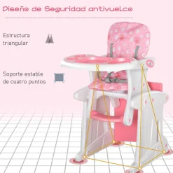 New - Trona 3 en 1 rosa Tronas·Tronas Bebe
