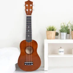- Ukelele soprano 21" Madera Marrón*Homcom Clearance