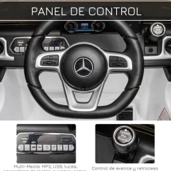 Discount - Vehículo batería con mando Mercedes Blanco Vehículos De Batería O A Pedales