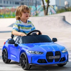 Homcom - Vehículo batería infantil BMW M4 Azul*AIYAPLAY Discount