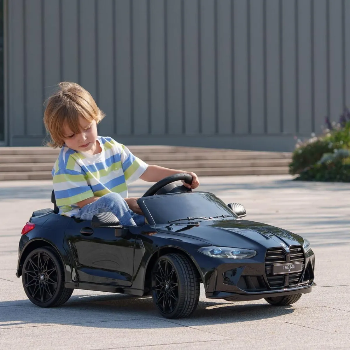 Homcom - Vehículo batería infantil BMW M4 Negro*AIYAPLAY Hot