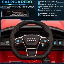 Outlet - Vehículo batería infantil Audi con mando a distancia Vehículos De Batería O A Pedales