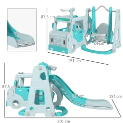 Sale - Zona de juegos infantil para interior Toboganes