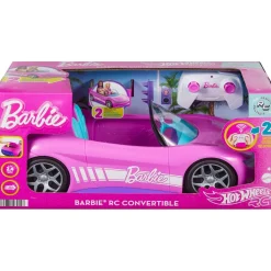 Hot Wheels - Coche Barbie Descapotable teledirigido Vehículos Y Circuitos