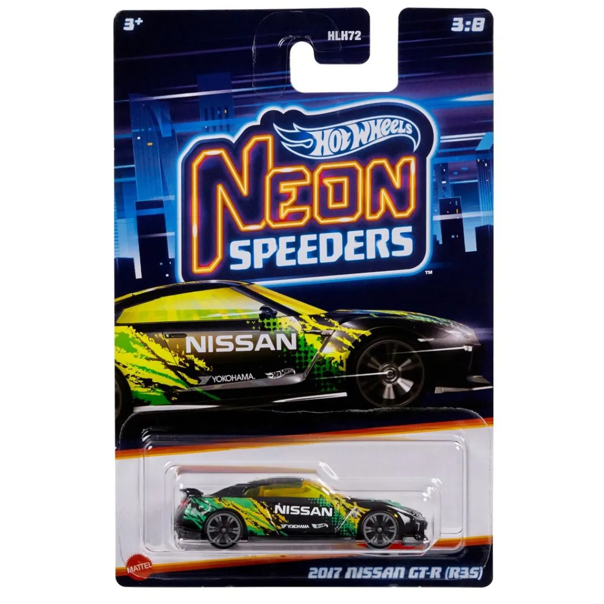 Hot Wheels - Coche juguete Rally Velocidad Neón ㅤ*MATTEL Clearance