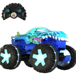 Hot Wheels - Coche teledirigido Mega-Wrex con luces*MATTEL Hot