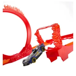 New Hot Wheels - Hot Wheels Pista Acrobacias en Llamas con vehículo incluido Vehículos Y Circuitos