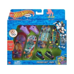 Hot Wheels - Monopatín de dedos Hot Wheels: Pack de 4 modelos variados (Varios modelos) ㅤ*MATTEL Discount
