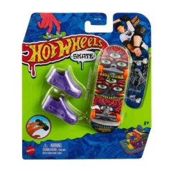 Hot Wheels - Monopatín de juguete con zapatillas para dedos, modelos surtidos (Varios modelos) ㅤ Vehículos Y Circuitos