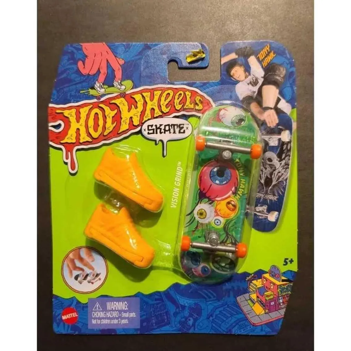 Hot Wheels - Monopatín de juguete con zapatillas para dedos, modelos surtidos (Varios modelos) ㅤ Vehículos Y Circuitos