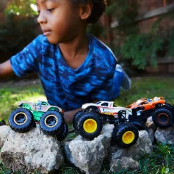 Hot Wheels - Pack 2 Vehículos Doble Demolición Monster Trucks (varios modelos) Vehículos Y Circuitos