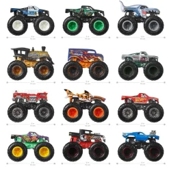 Hot Wheels - Pack de 12 coches Monster Trucks de juguete ㅤ*MATTEL Discount