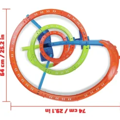 Hot Wheels - Pista de coches con espiral rápida y choques Hot Wheels Action ㅤ*MATTEL Best