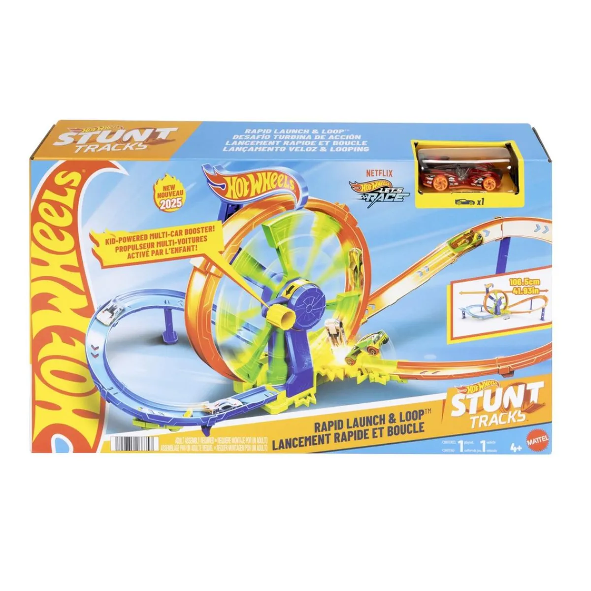 Clearance Hot Wheels - Pista Reto Turbina Vehículos Y Circuitos