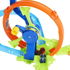 Clearance Hot Wheels - Pista Reto Turbina Vehículos Y Circuitos