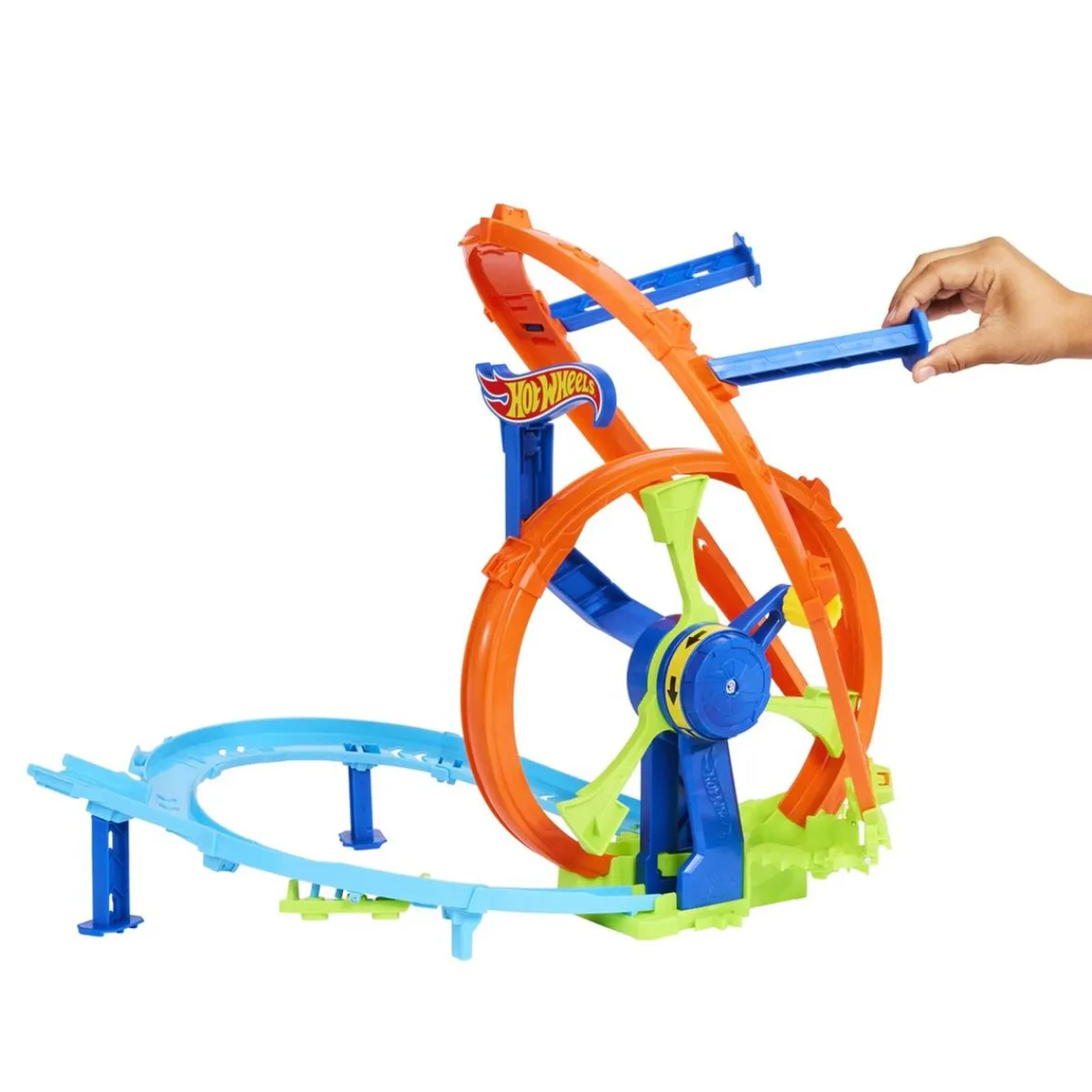 Clearance Hot Wheels - Pista Reto Turbina Vehículos Y Circuitos
