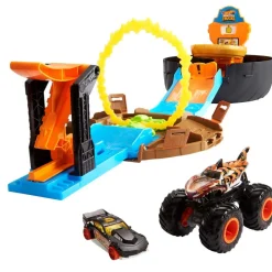 Best Hot Wheels - Playset neumáticos para acrobacias Monster Trucks Vehículos Y Circuitos