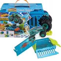 Hot Wheels - Vehículo Hot Wheels Monster Truck 1:24 con jaula de choque gigante*MATTEL Discount