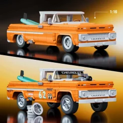 Hot Wheels Elite - Pickup Chevy '62 Personalizada Juguetes De Construcción