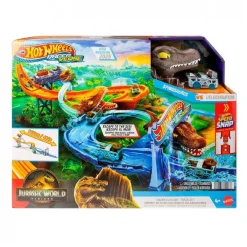 Hot Wheels RacerVerse - Pista Jurassic World Crash & Splash*MATTEL Sale