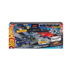 Hot Wheels Racing F1 Motorizada + 3 coches*MATTEL