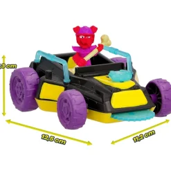 IMC Toys - Vehiculo con funciones y figura incluida Dark Blade ㅤ*VALUVIC New