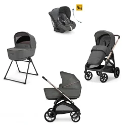 - Trio Aptica Darwin recline + chasis Paladio - Velvet grey*INGLESINA New