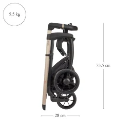 Discount - Trio system4 Electa Darwin - Color Battery beige + Chasis Iridio black Trío Y Accesorios·Trío Y Dúo