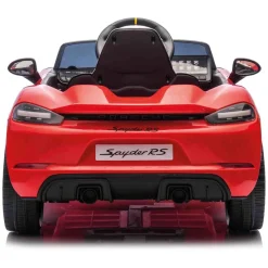 Online - Porsche Spyder 12V Rojo Vehículos De Batería O A Pedales