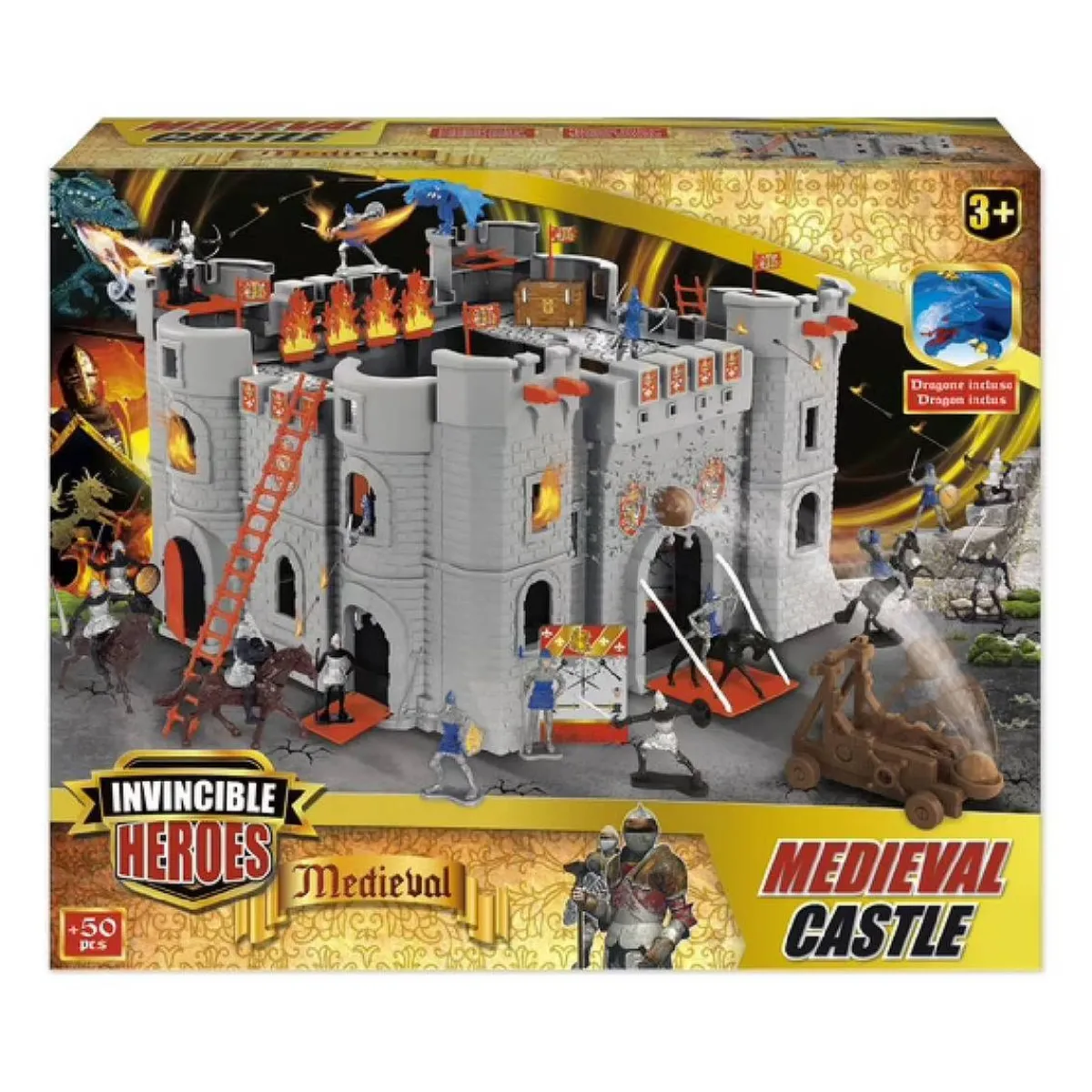Hot Invincible Heroes - Castillo medieval Figuras De Acción