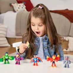 Online Iron Man and his Awesome Friends - Pack de Vengadores Blindados Coleccionables Y Mini Mundos